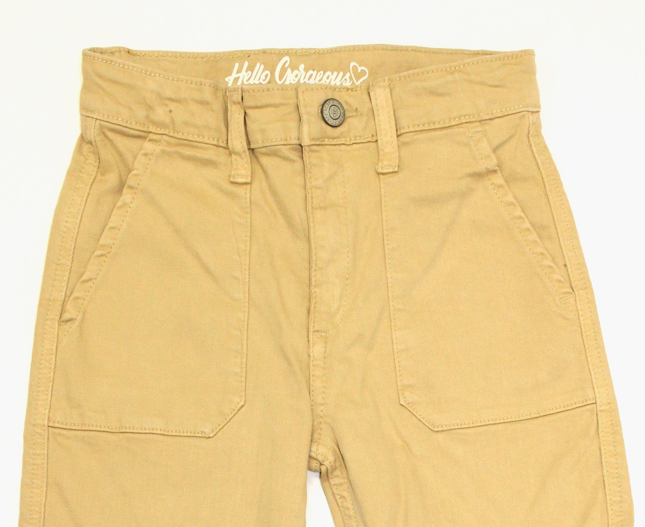 THREE OAKS Cargohose Mädchen Cargo Hose M330206 210 Beige (1-tlg)