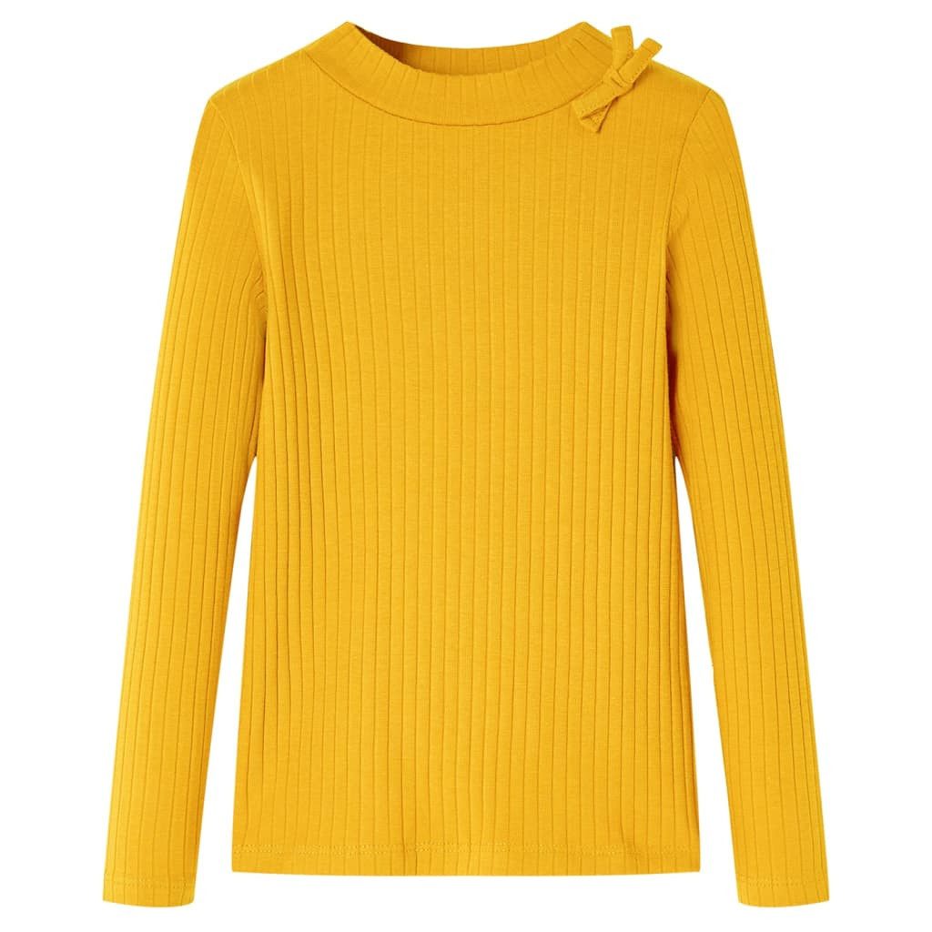 Langarmshirt Kinder-Langarmshirt Ocker 116