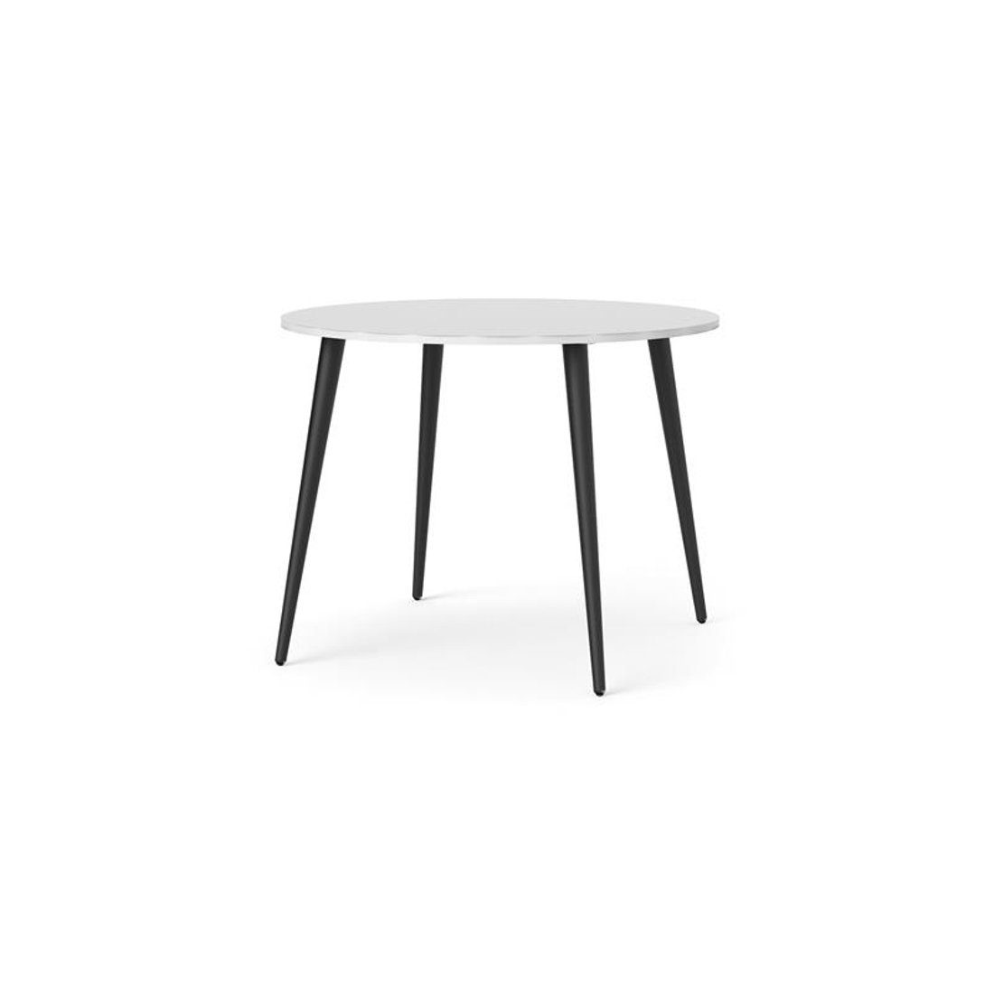 Ebuy24 Esstisch Napoli Esstisch O 100 In Weiss Und Matt Schwarz Online Kaufen Otto