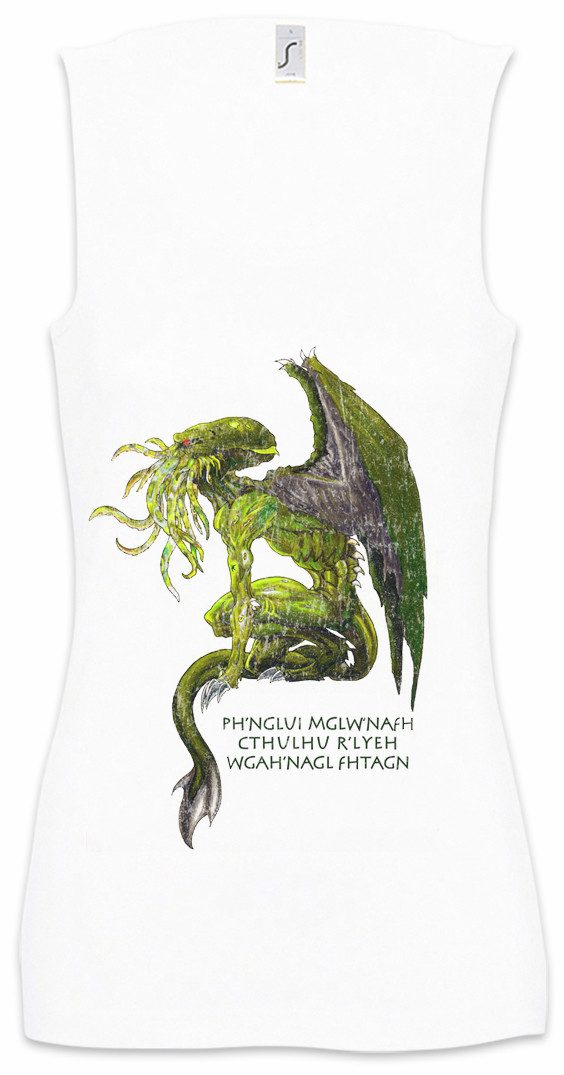 Tanktop Cthulhu X Ärmelloses Damen T-Shirt Call Horror Arkham H. P. Lovecraft