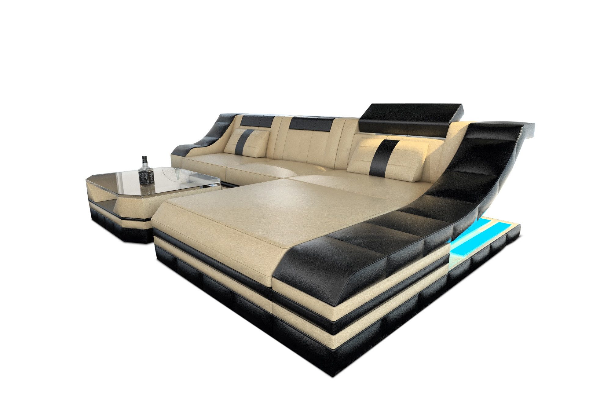 Sofa Dreams Ecksofa Ledercouch Sofa Leder günstig online kaufen