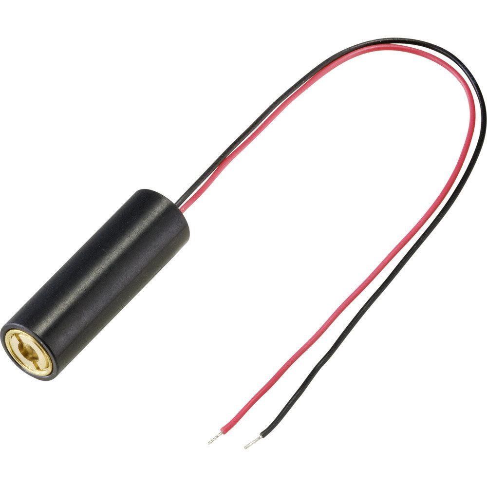 Laserpointer TRU COMPONENTS Lasermodul Punkt Rot 0.95 mW