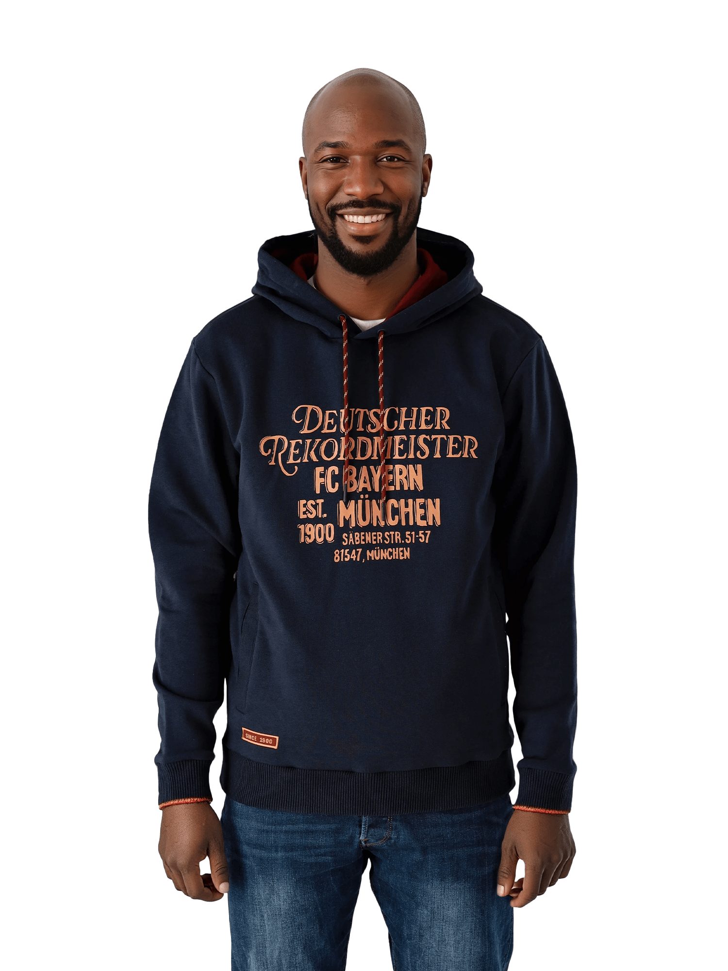 FC Bayern München Kapuzenpullover FC Bayern München, Hoodie Rekordmeister, Herren, Navy