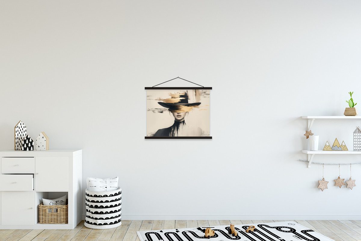 MuchoWow Poster Frau - Hut - günstig online kaufen