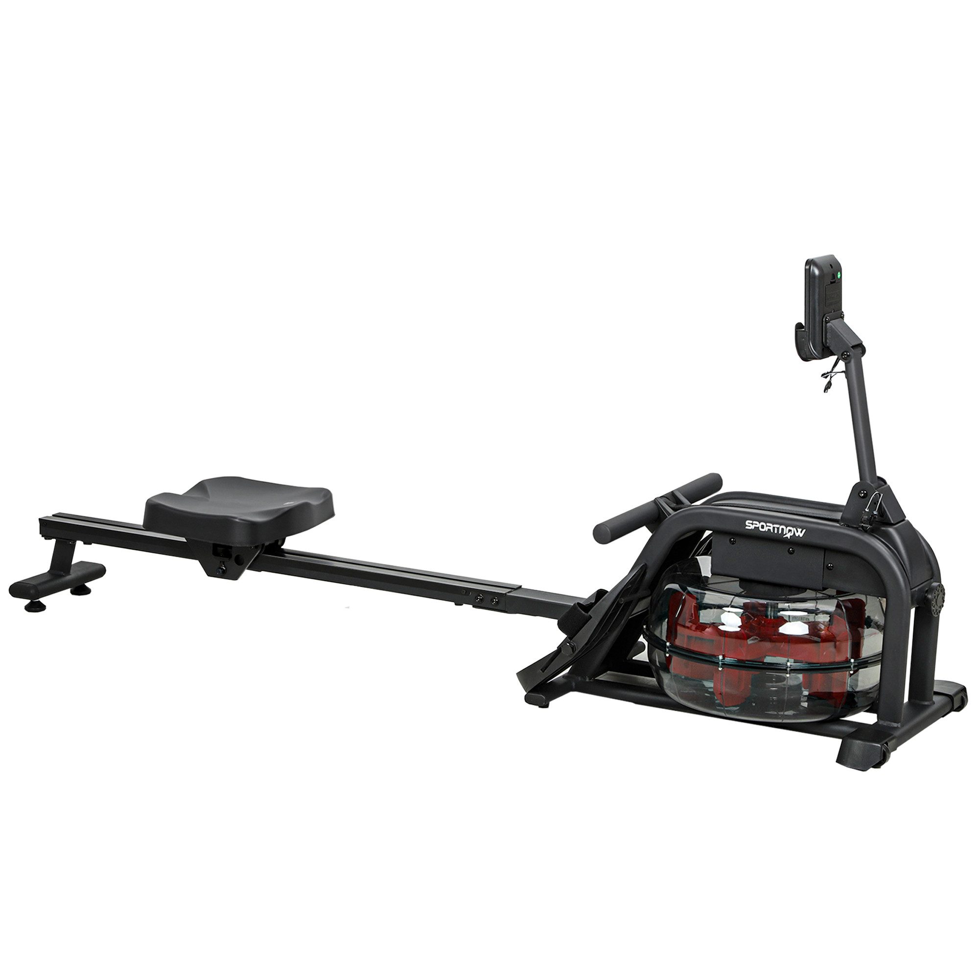 Rudergerät Rudergerät für Training, Rudermaschine mit 6-11 L Wassertank, LCD