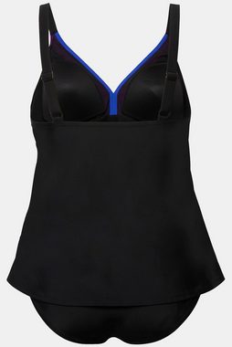 Ulla Popken Soft-BH Tankini Glitter Softcups Träger verstellbar