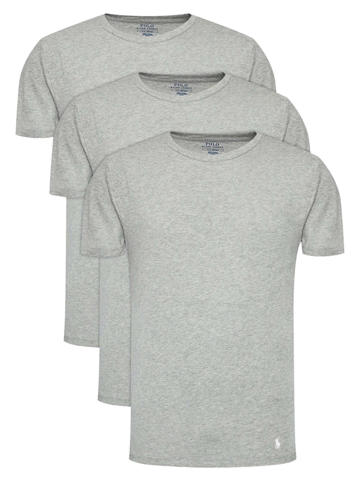 Start im Kurzarmshirt hellgrau Ralph Polo T-Shirt T-Shirt Lauren Ralph SHP 4 Lauren Spring (3-tlg)