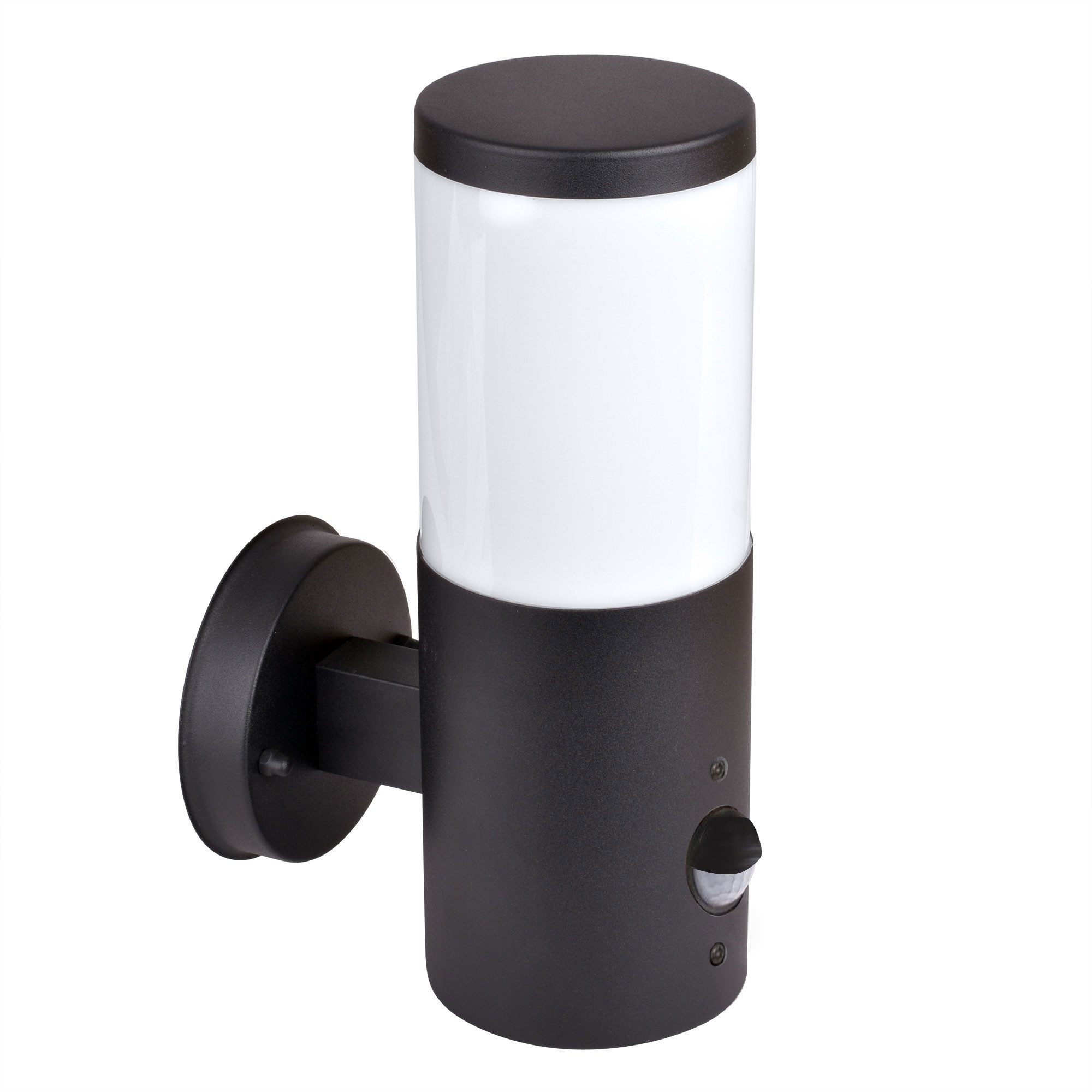 Maxkomfort Außen-Wandleuchte 296A-B, ohne Bewegungsmelder, ohne Leuchtmittel, Außenleuchte, Wandleuchte, IP44, E27, Sensor