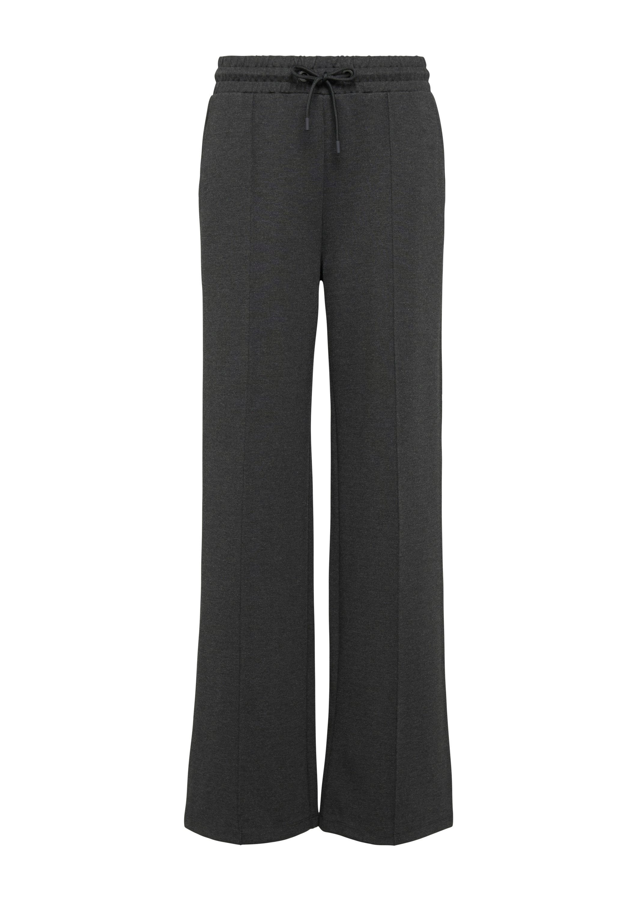 s.Oliver Chinos Hose Wide Leg Hose aus Interlock-Jersey günstig online kaufen