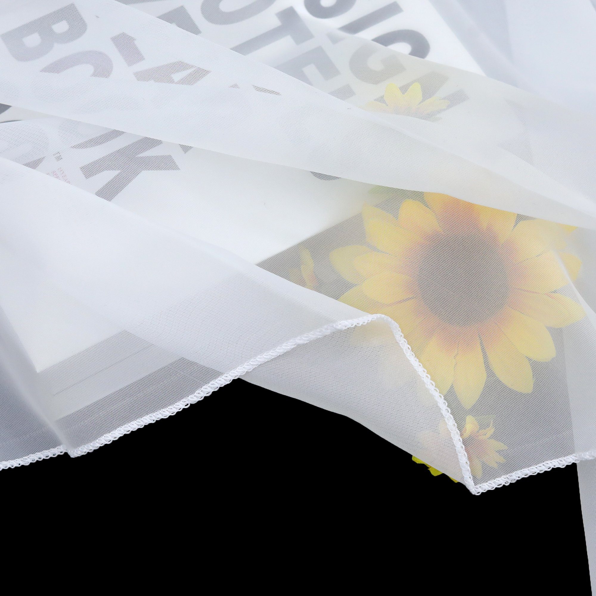 Delien Raffrollo Fiona, mit Stangendurchzug, Bistrogardinen Kleinfenster, Küche