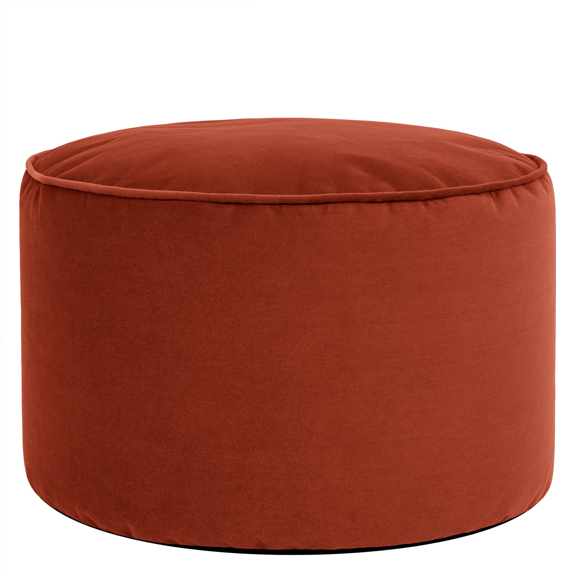 icon Pouf XL aus Plüschsamt „Milano“, mit Füllung