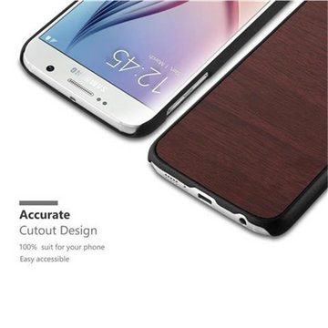 Cadorabo Handyhülle Samsung Galaxy S6 Samsung Galaxy S6, Handy Schutzhülle - Hülle - Robustes Hard Cover Back Case Bumper