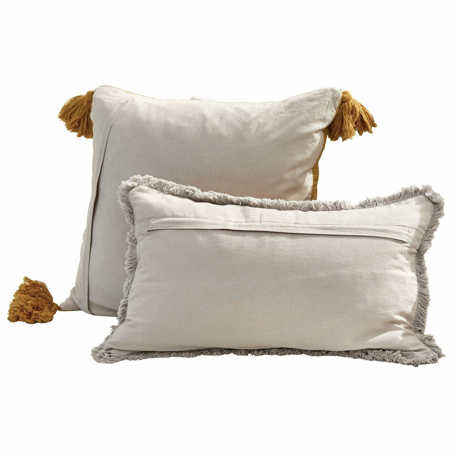 Mirabeau Kissenhülle Kissenhülle 2er Set Rabea gelb günstig online kaufen