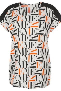 MIAMODA Rundhalsshirt T-Shirt grafischer Buchstabendruck