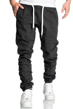 REPUBLIX Chinohose RICK Herren Basic Jogger Hose Chino mit Kontrast