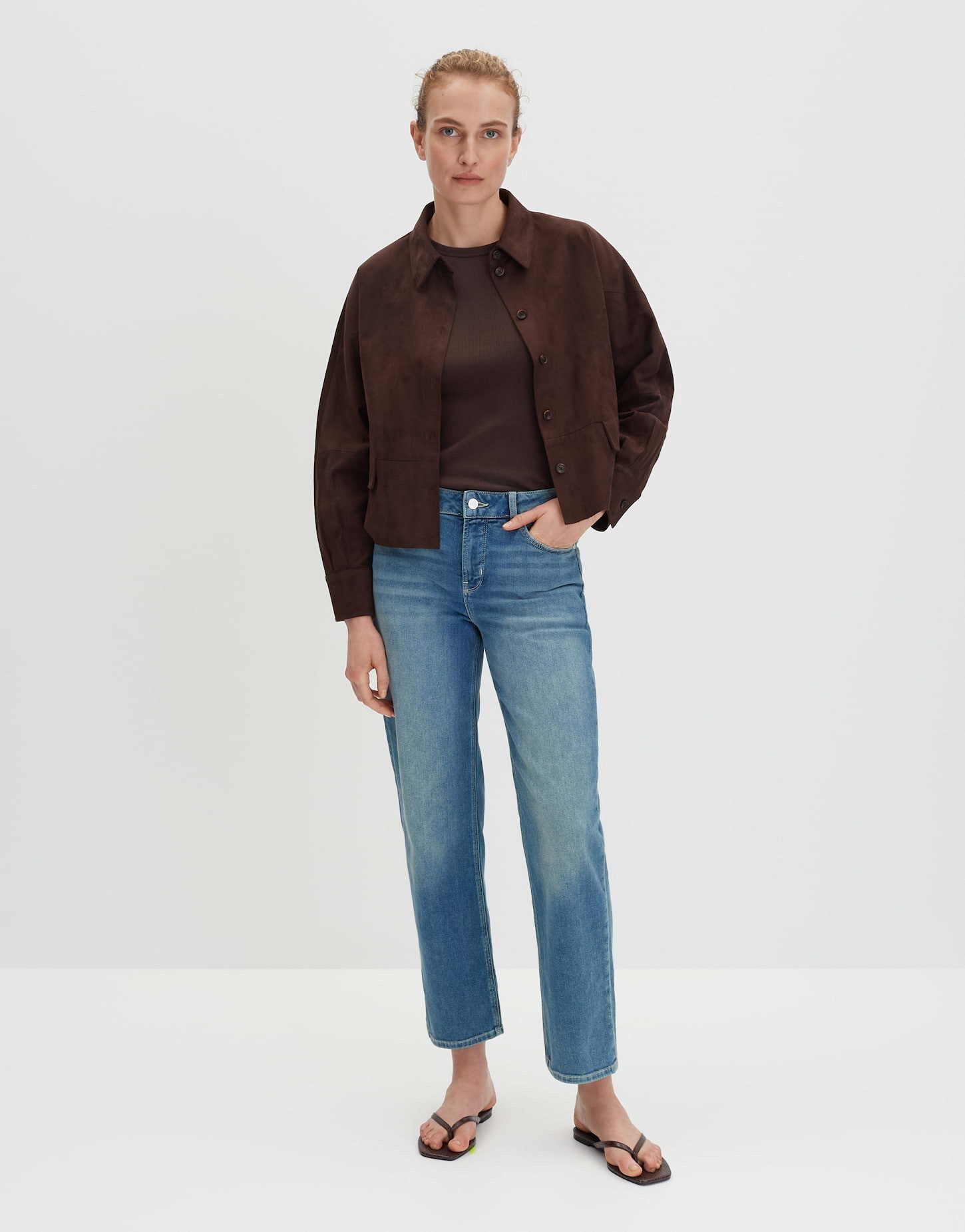 someday 5-Pocket-Jeans Carie straight Mid Rise,Straight Fit,Ankle