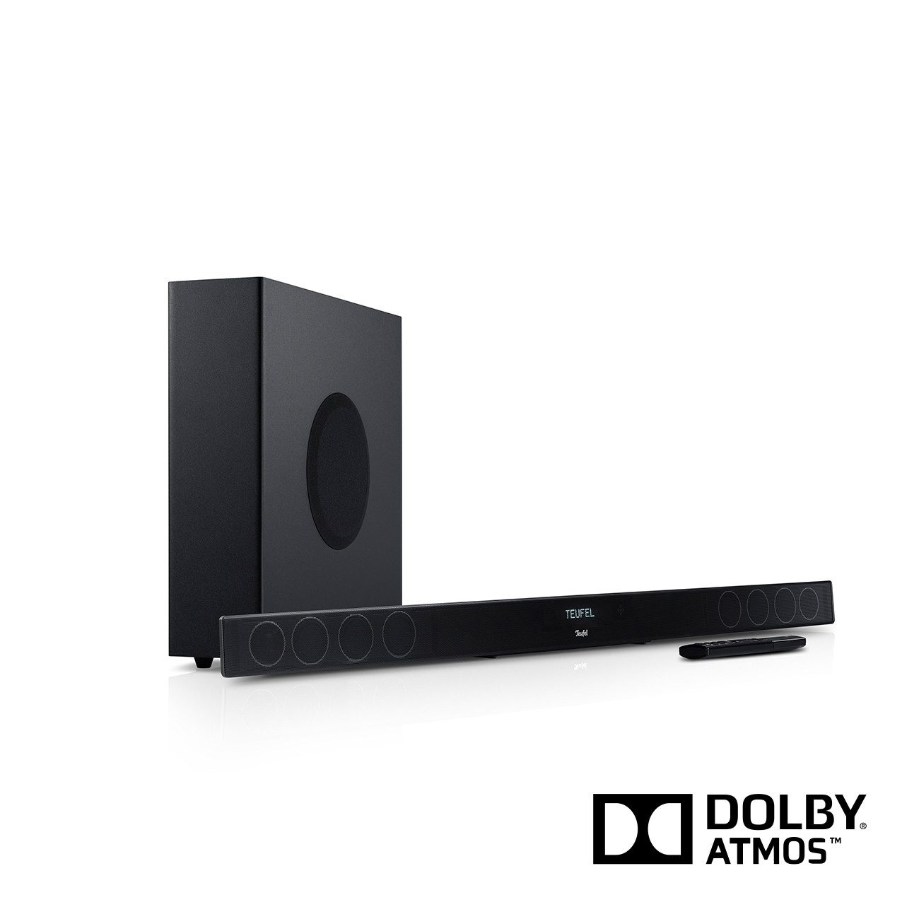 Teufel CINEBAR 11 für Dolby Atmos "2.1-Set" Soundbar (Bluetooth, HDMI, 65 W, kabellos angesteuerter Subwoofer)