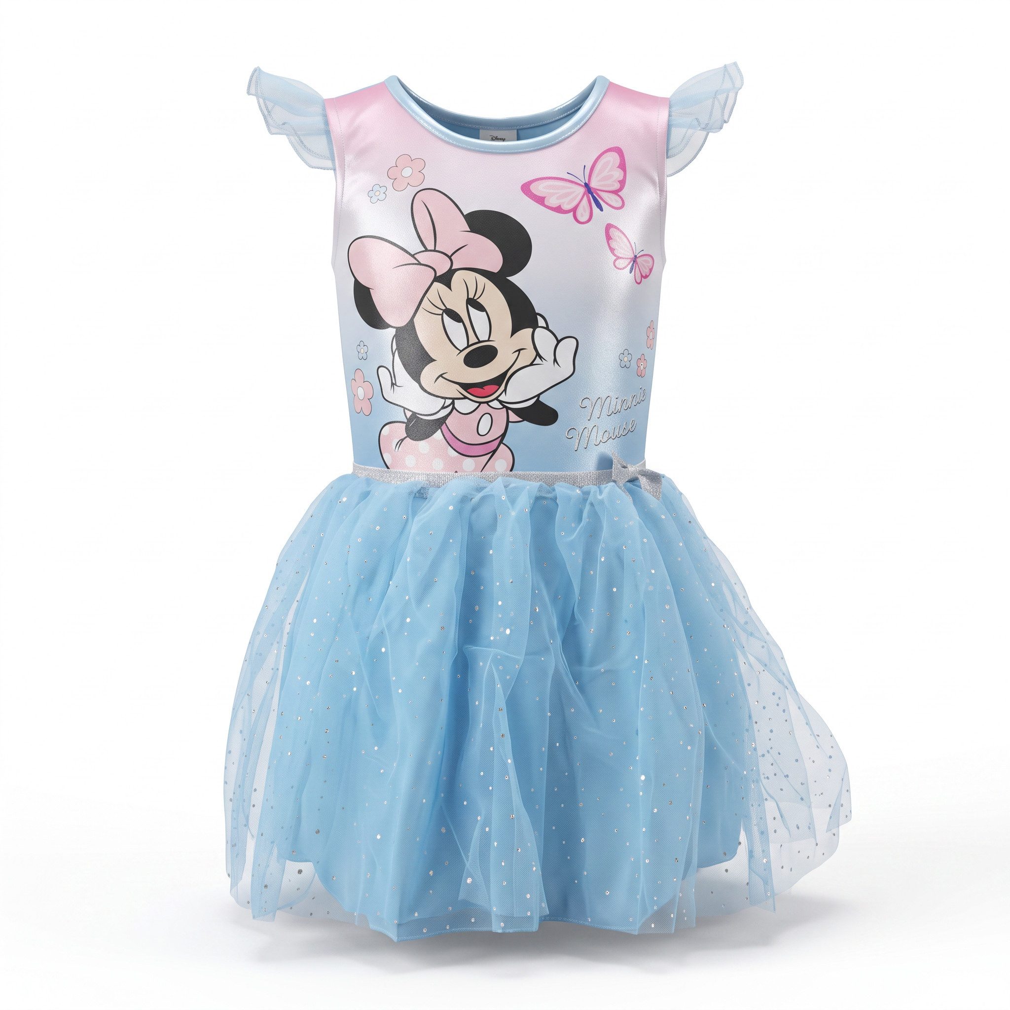 Disney Tüllkleid Disney Minnie Maus Mädchen Kinder Kleid