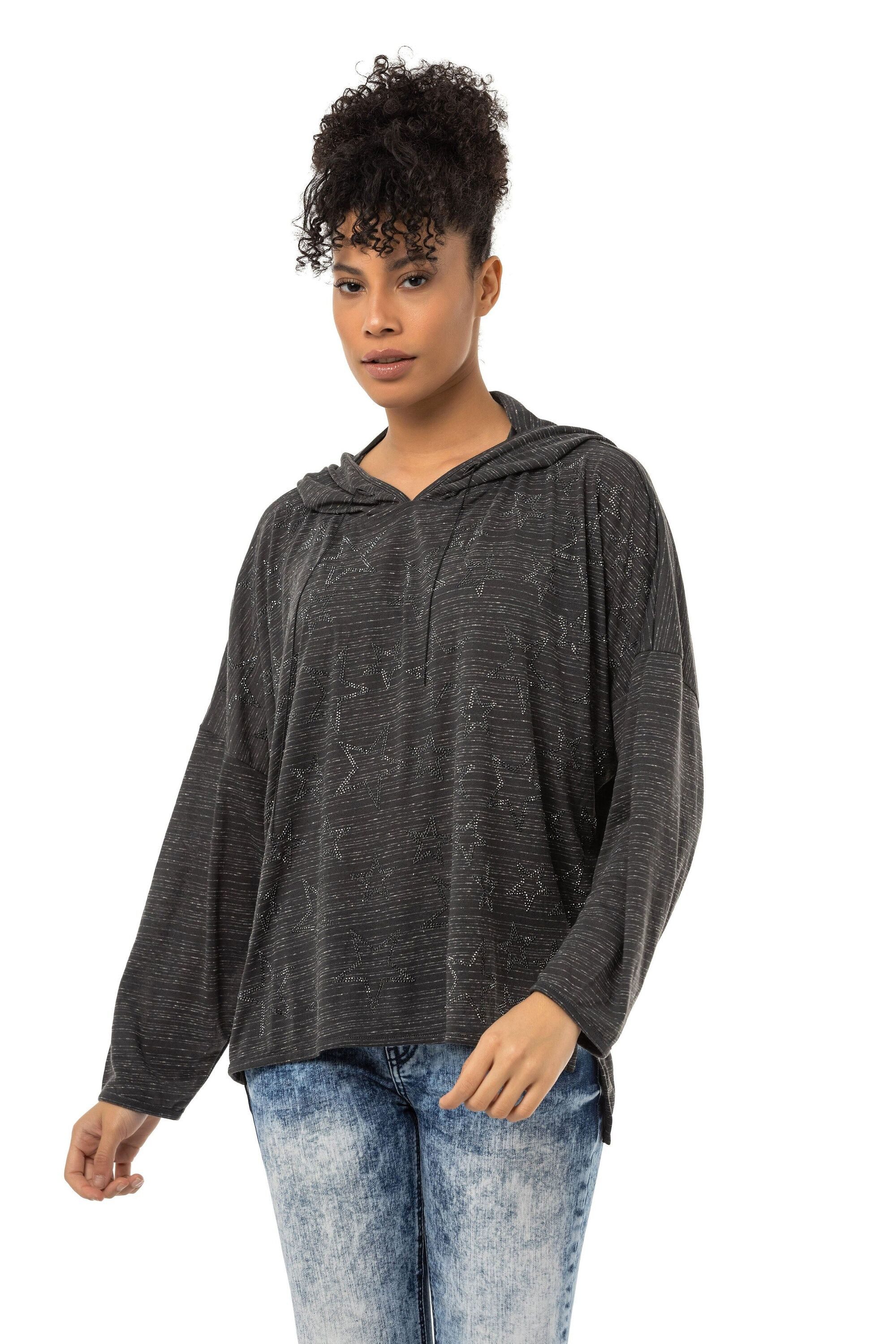 Cipo & Baxx Sweatshirt WL357 (1-tlg) mit Kapuze