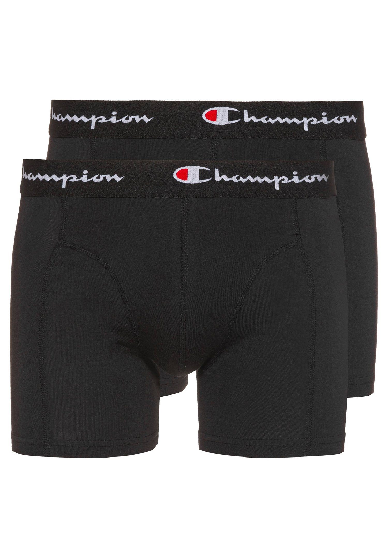 2pk 2-St., Black 2er-Pack) (Spar-Pack, Champion Boxer Boxershorts