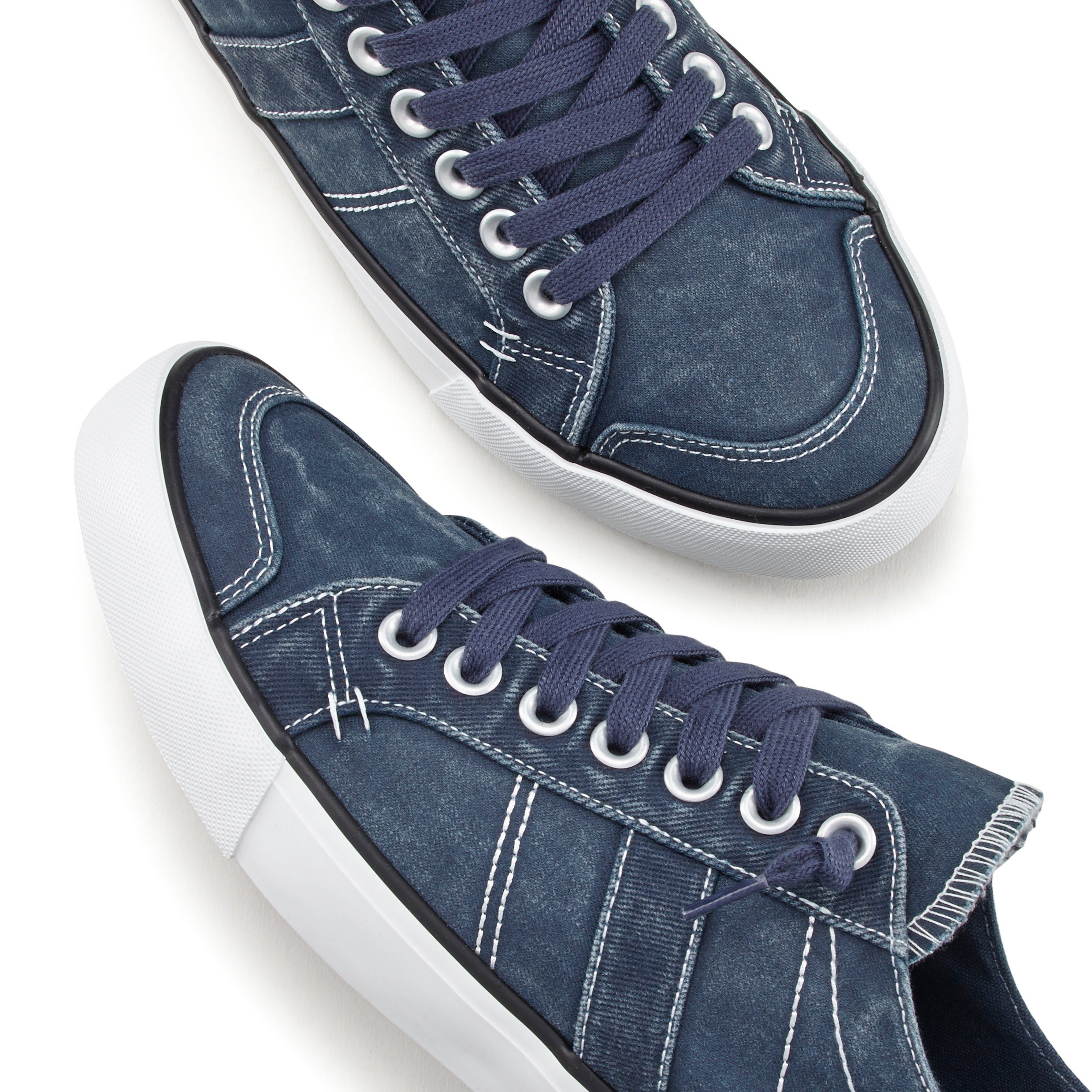 AUTHENTIC LE JOGGER Textilschuh, Stoffschuh, Schnürschuh, Halbschuhe, Freizeitschuhe Sneaker Schnürhalbschuh, Slipper, Turnschuh aus weichem Textilmaterial VEGAN
