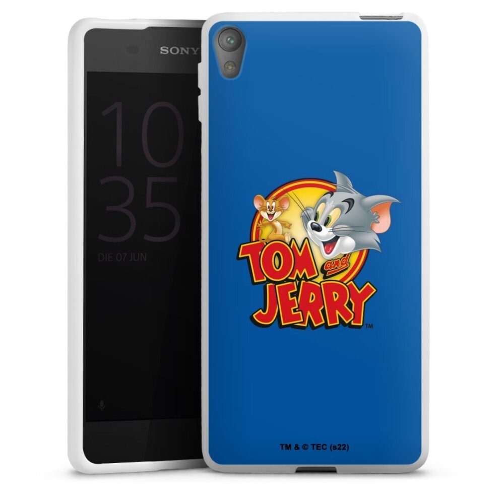 DeinDesign Handyhülle Tom und Jerry Animation Film Tom&Jerry Logo, Sony  Xperia E5 Silikon Hülle Bumper Case Handy Schutzhülle
