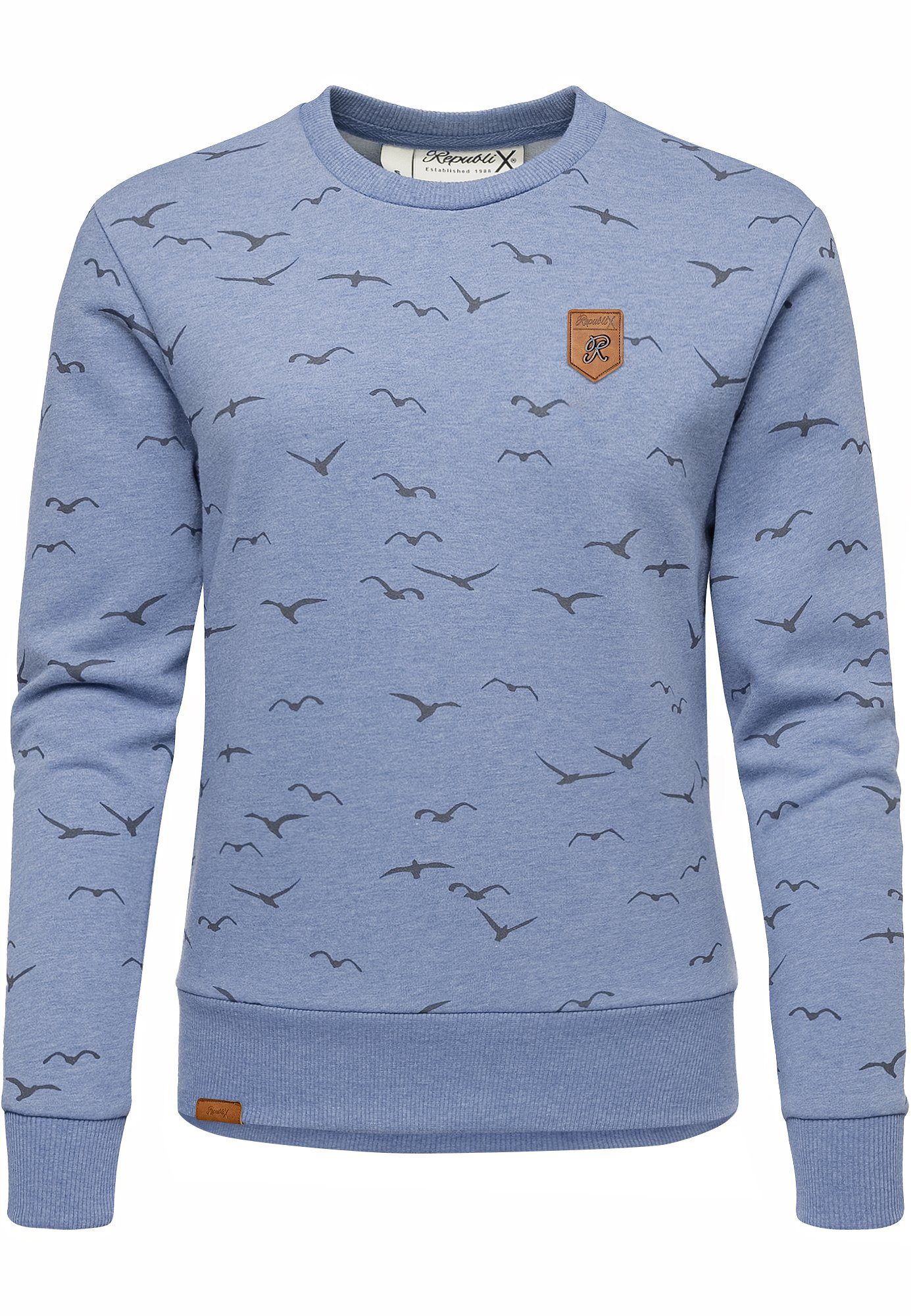 REPUBLIX Sweatshirt TYLA Damen Print Kapuzenpullover Sweatjacke Pullover Ho günstig online kaufen