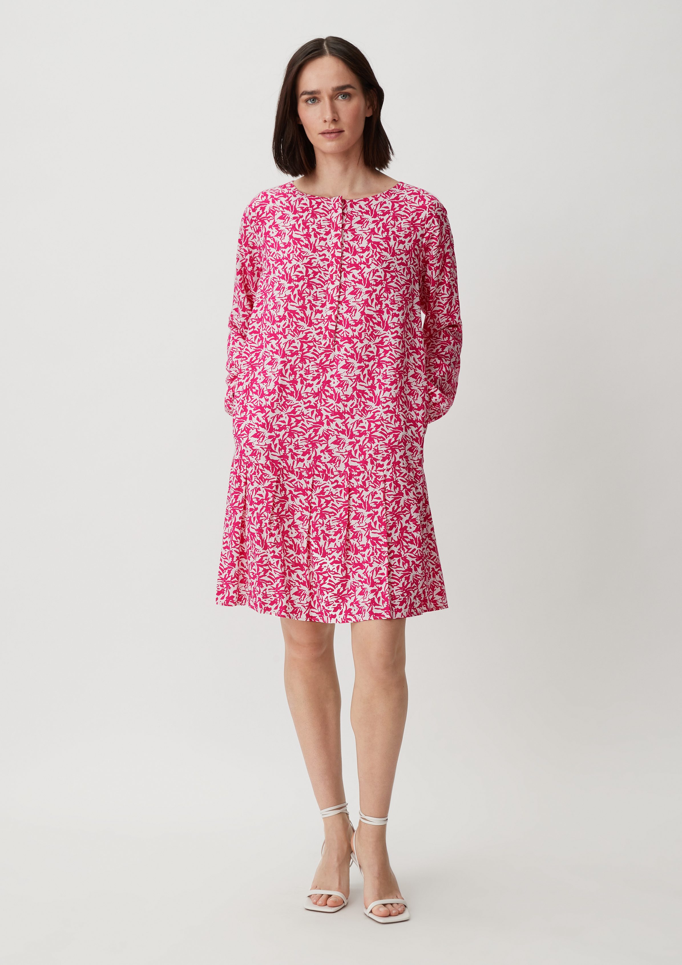 Minikleid Viskosekleid aus Popeline