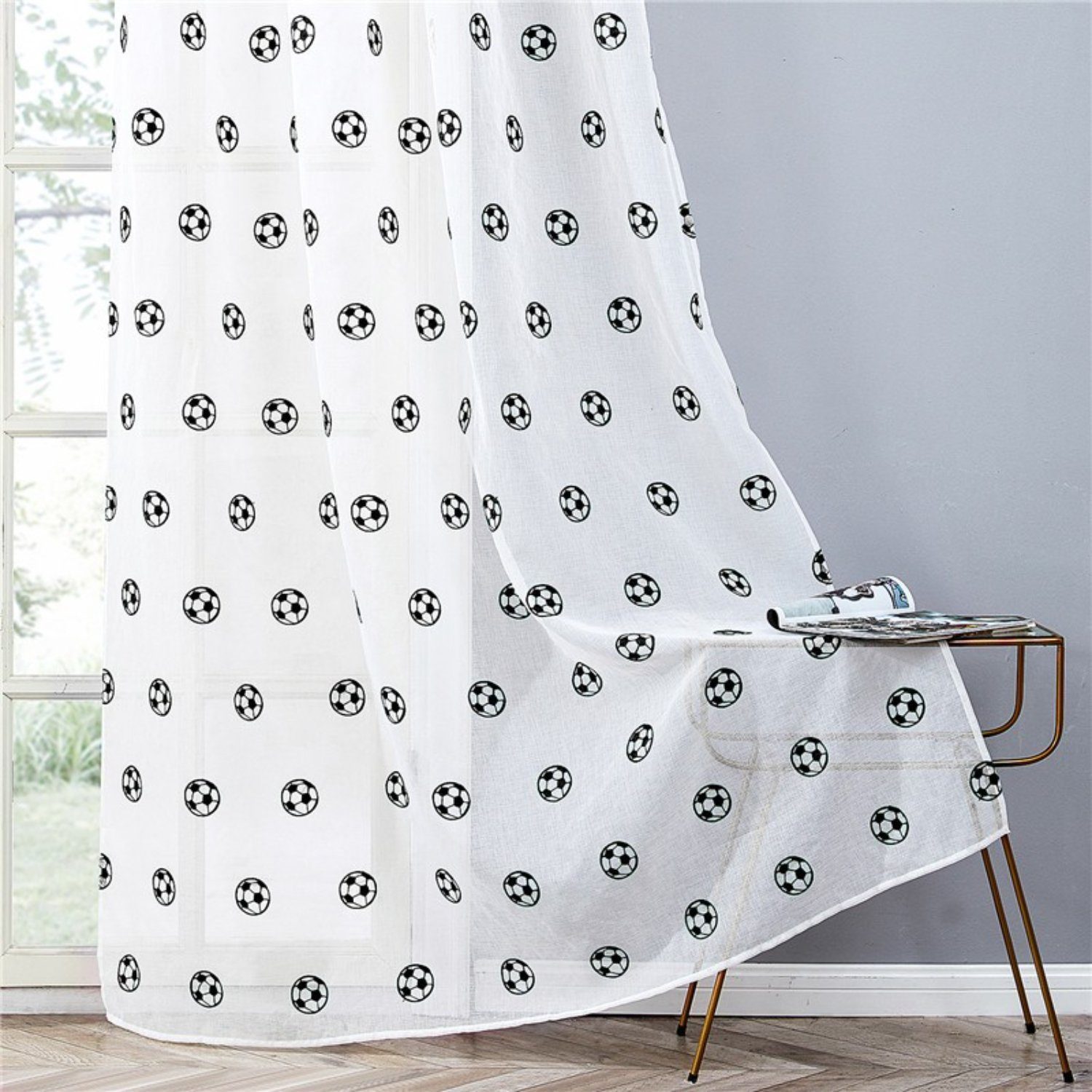 BYSURE Gardine, Ösen (2 St), halbtransparent, günstig online kaufen