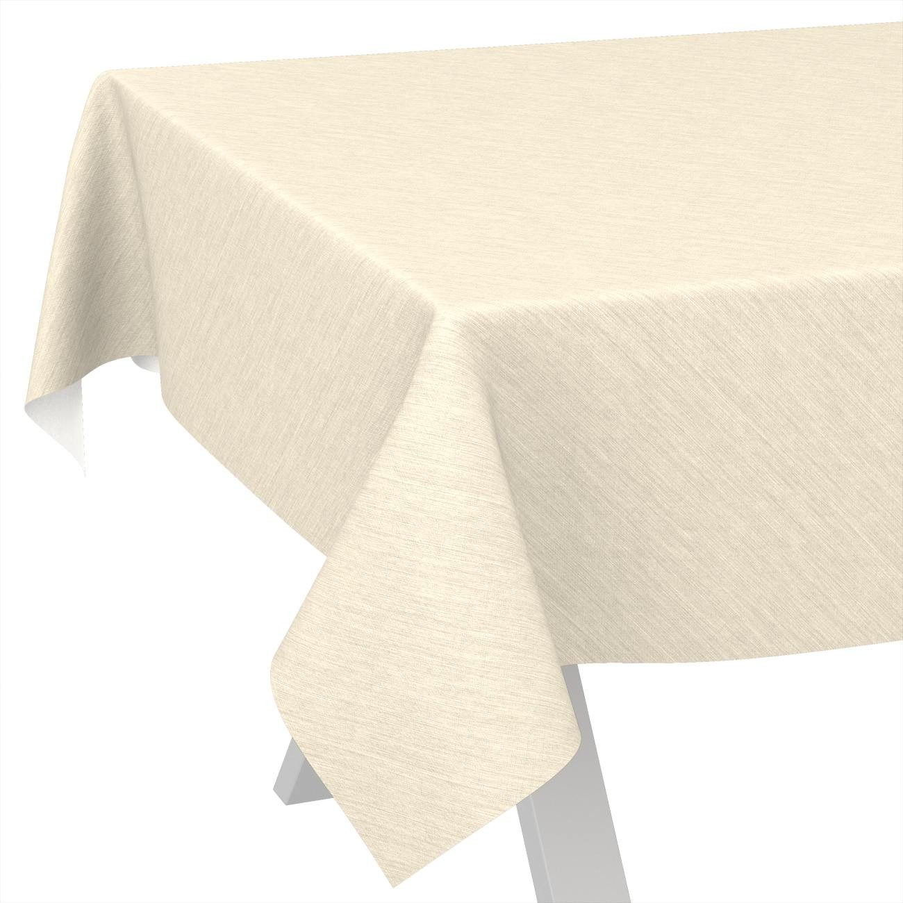 ANRO Tischdecke Wachstuchtischdecke Gartentischdecke Wachstischdecke (Einzelstück 1-tlg), Glatt 140x100cm wasserabweisend