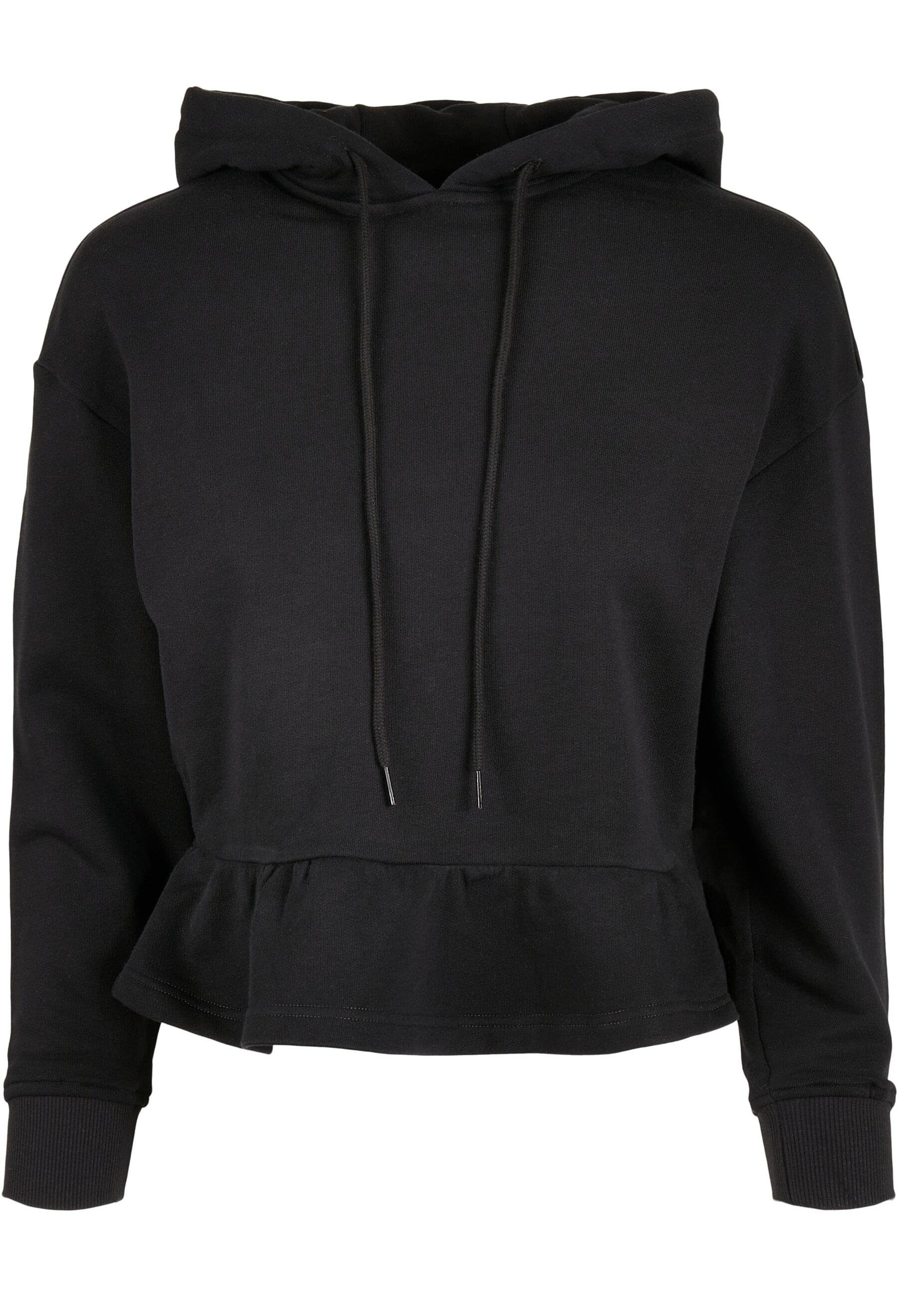 URBAN CLASSICS Kapuzenpullover Urban Classics Damen Ladies Organic Volants Hoody (1-tlg)