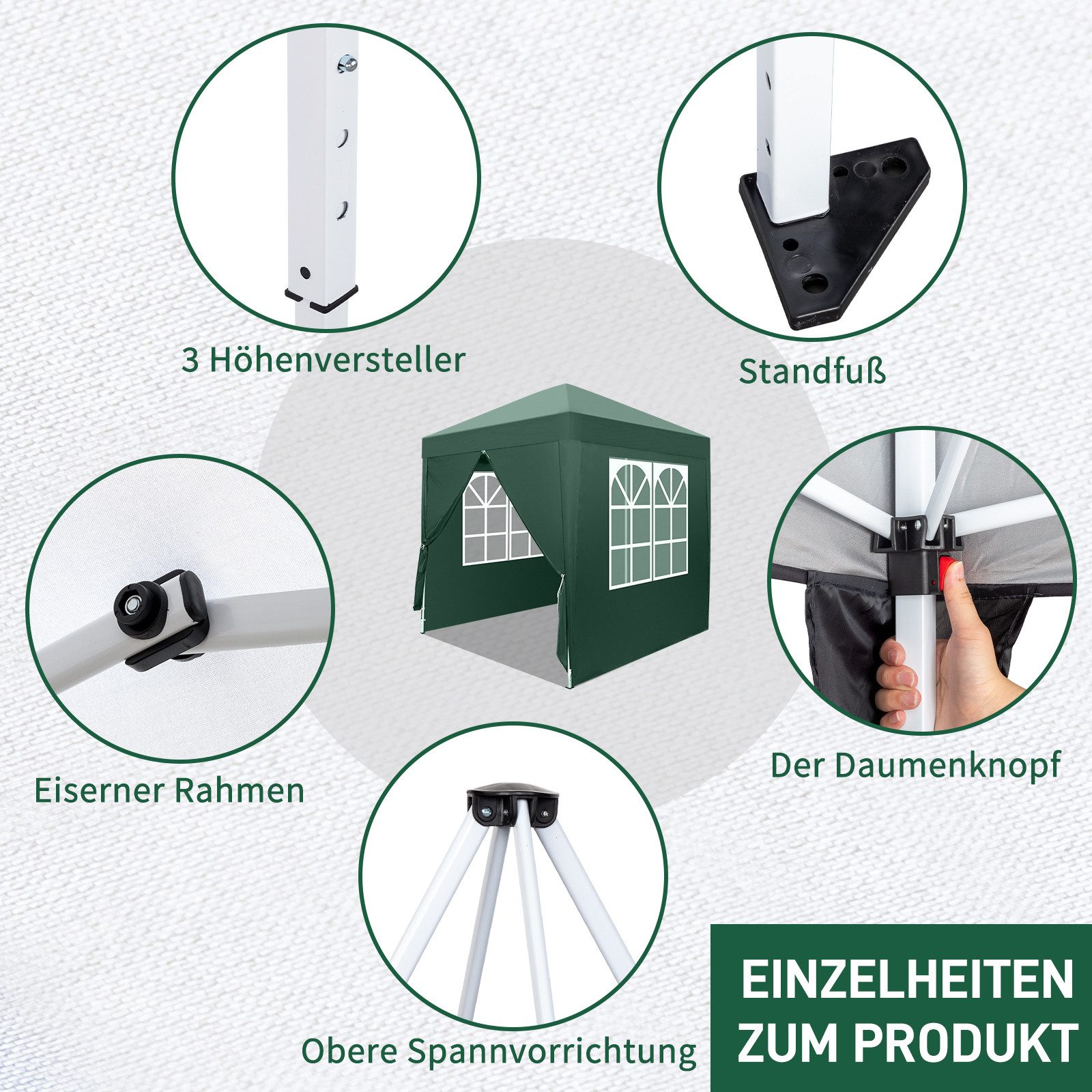 VINGLI Faltpavillon Pop Out Faltpavillon, BxT: günstig online kaufen