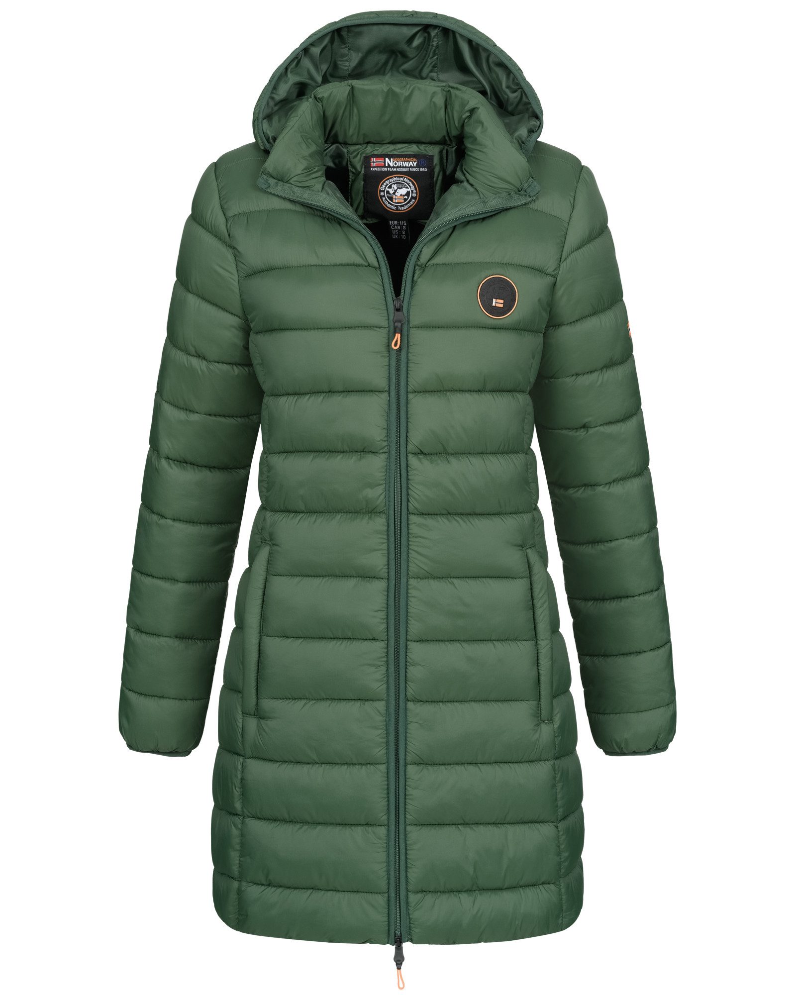 Geographical Norway Steppmantel Winterjacke Damen Steppjacke Parka Lange St günstig online kaufen