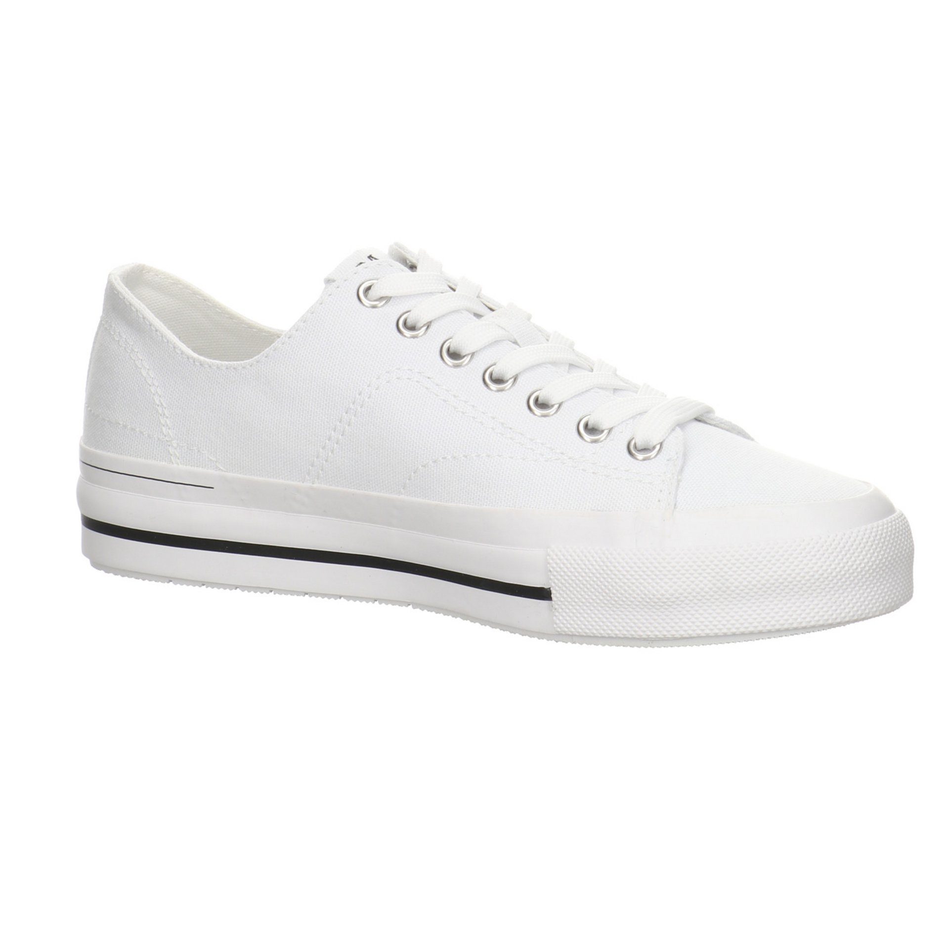 Marc O'Polo Damen Sneaker Schuhe Schnürschuh Halbschuhe Sport white Sneaker Textil