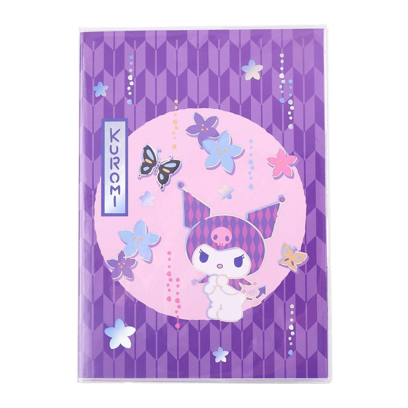 Sakami Merchandise Notizbuch Sanrio Notizbuch Kuromi Japanese Holographic Checkered