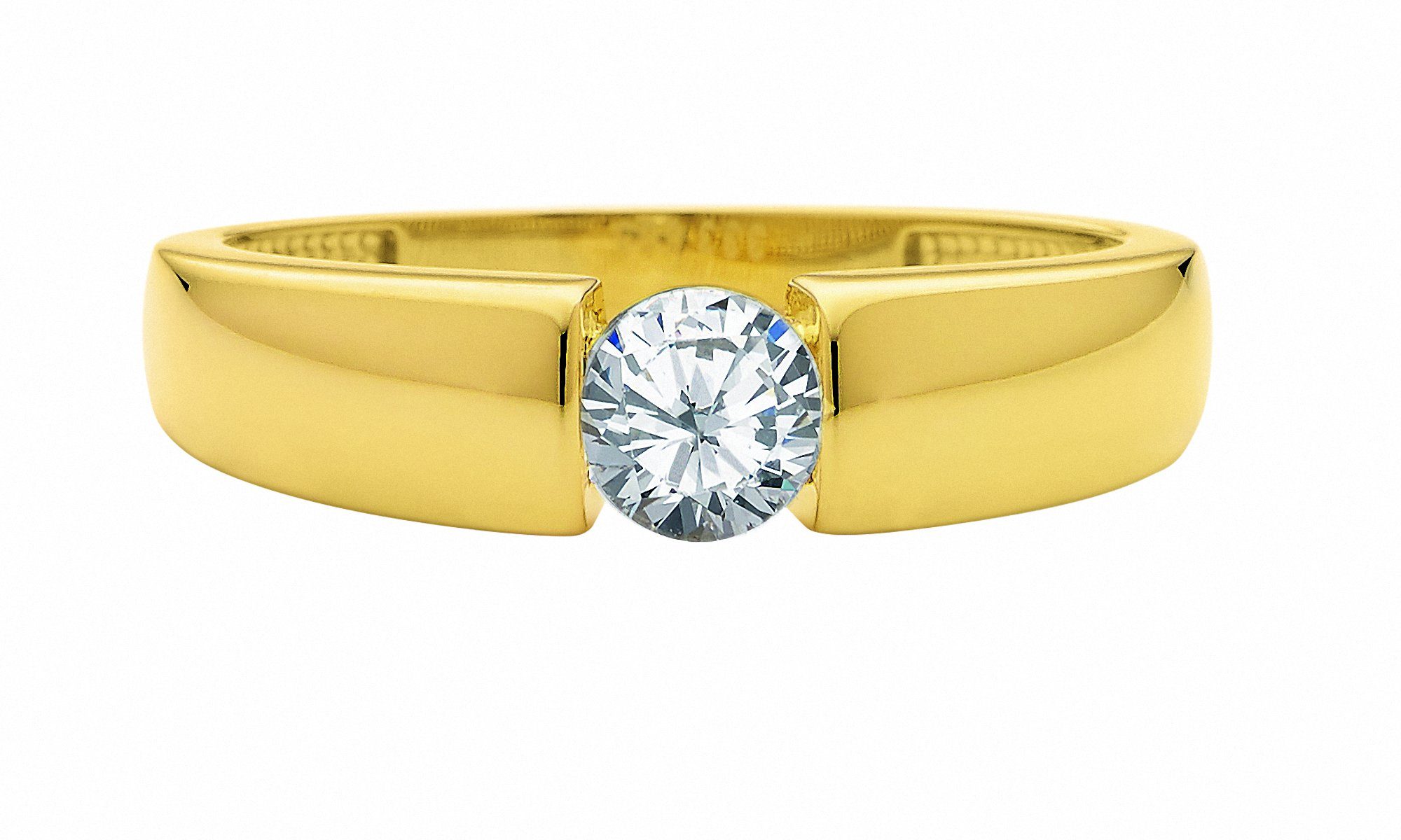 Solitärring Solitärring 333 Gold (8K) mit Zirkonia