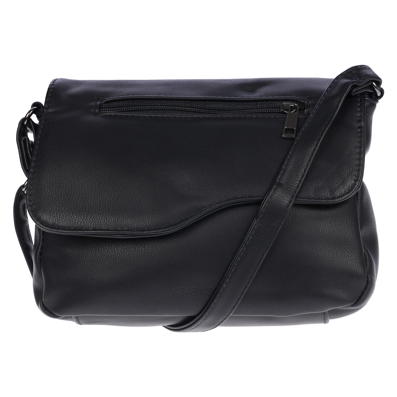 Christian Wippermann Umhängetasche Große Damen Tasche Schultertasche Umhängetasche Crossover Bag Leder (einzeln), Crossover Bag Leder Optik Handtasche Überschlag