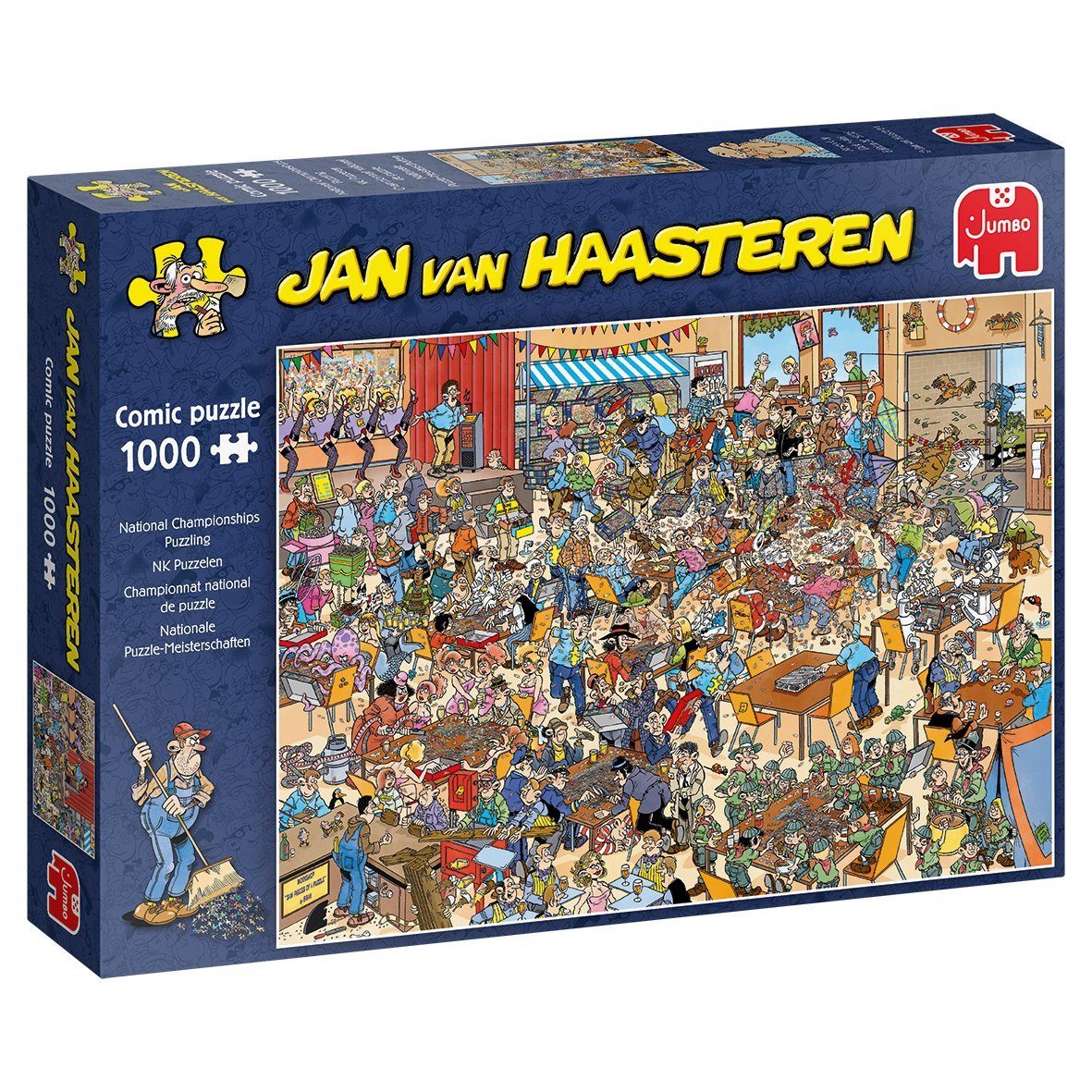 Jan van Haasteren Puzzle Jan van Haasteren Nationale Puzzle-Meisterschaften 1000 Teile Puzzle, 1000 Puzzleteile, Made in Europe von Jan van Haasteren
