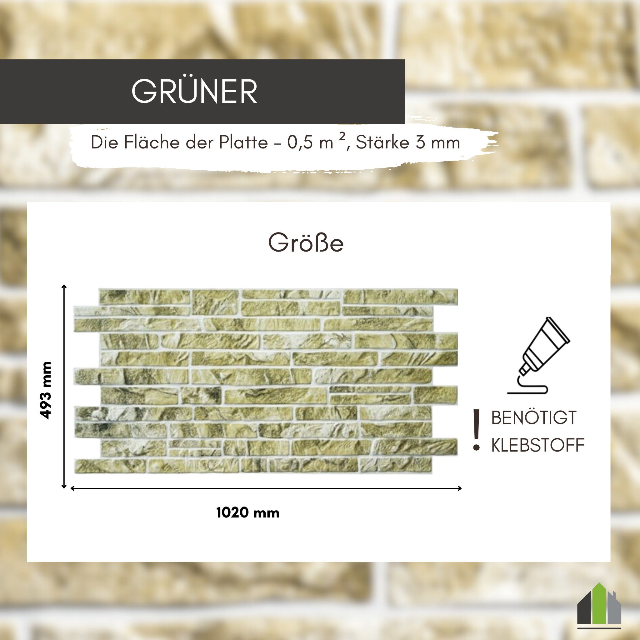 STM Company 3D Wandpaneel 3D-Wandpaneele PVC, Schiefer Optik, 1-20 Platten - 0.5-10 m², (1-tlg) Für Wohnzimmer, Küche & Bad, Einfache DIY-Montage
