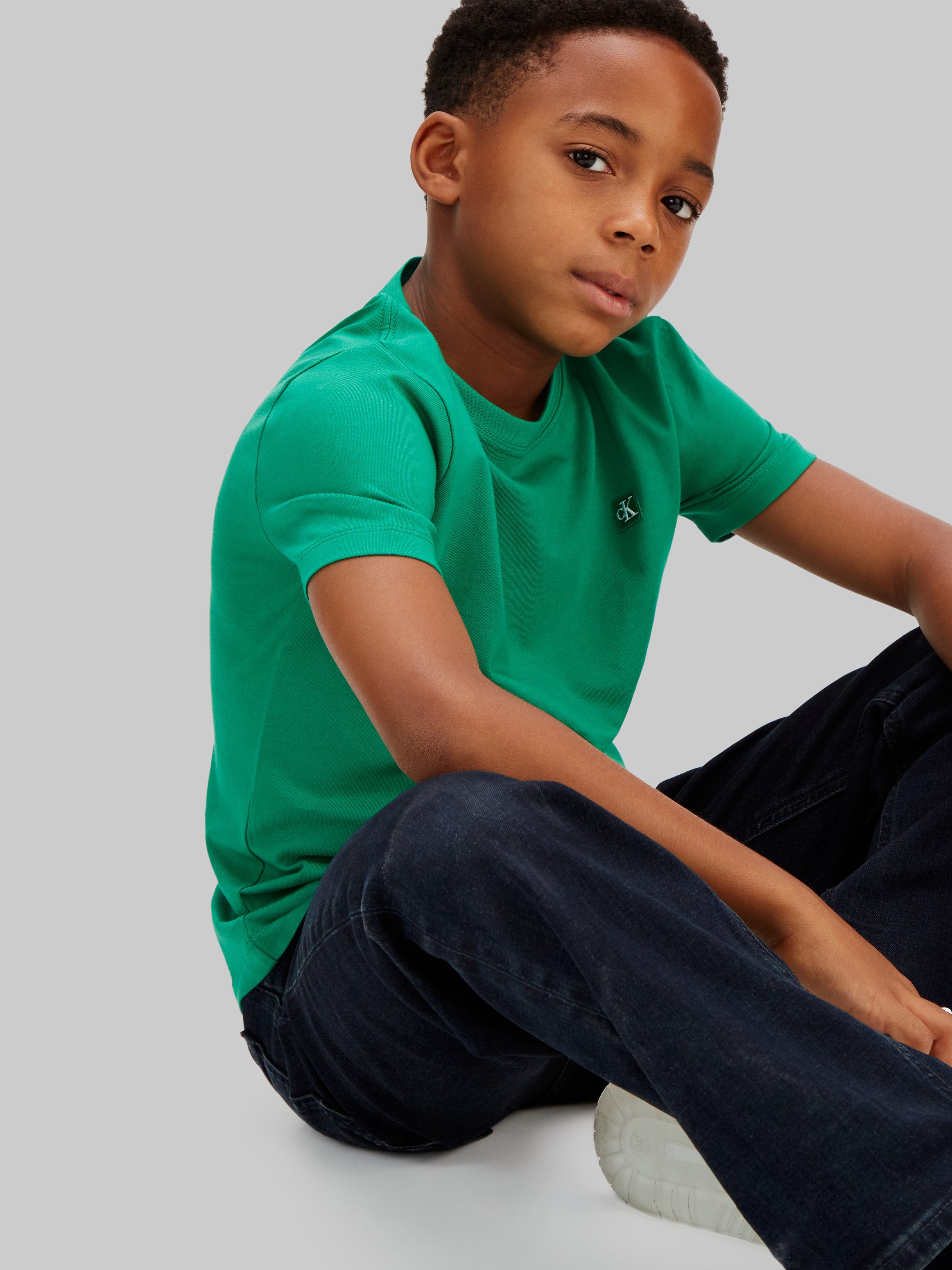 Calvin Klein Jeans T-Shirt MONO MINI BADGE T-SHIRT Regular fit für Kinder