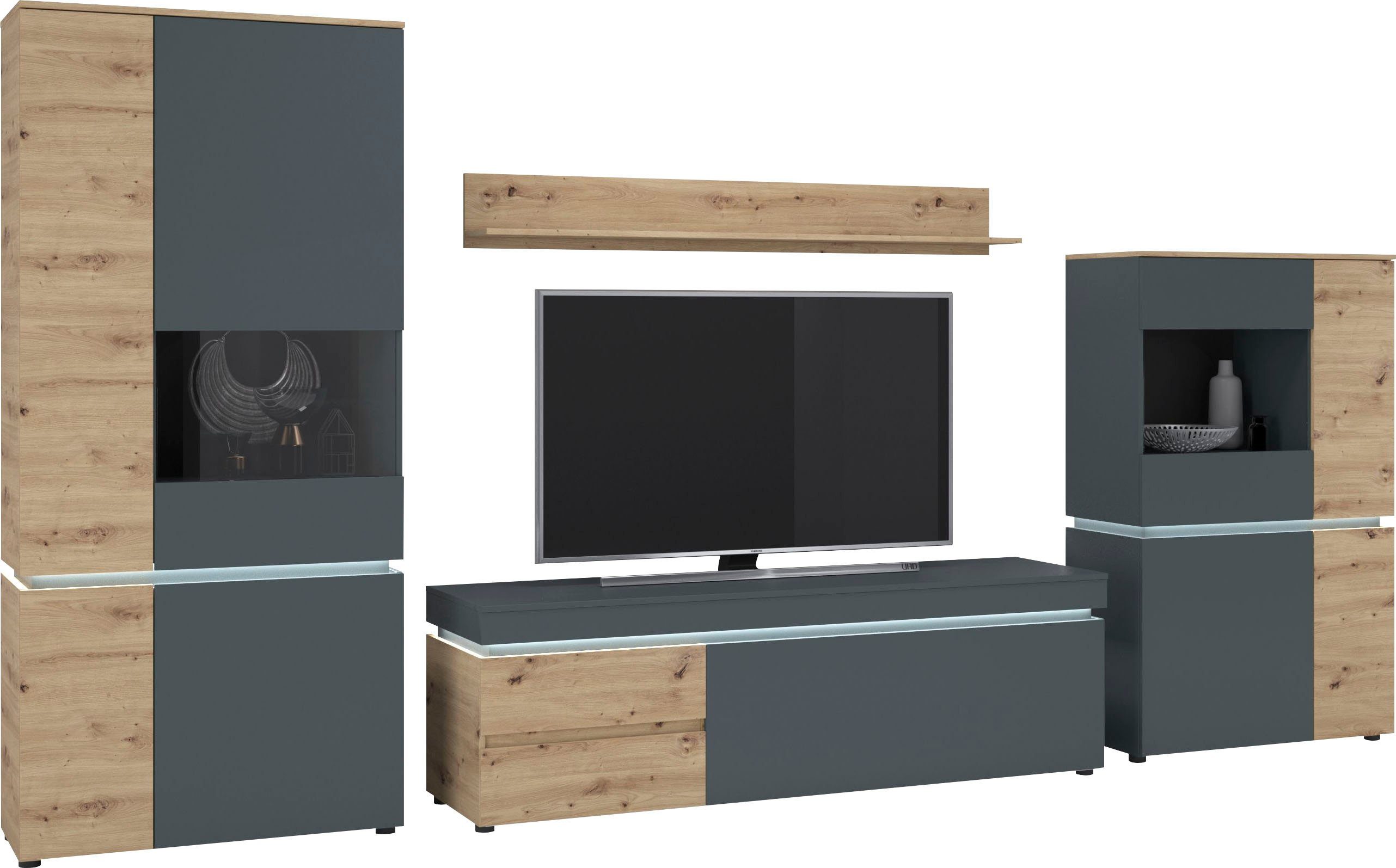 INOSIGN Wohnwand Luci, (Set, 4-St)