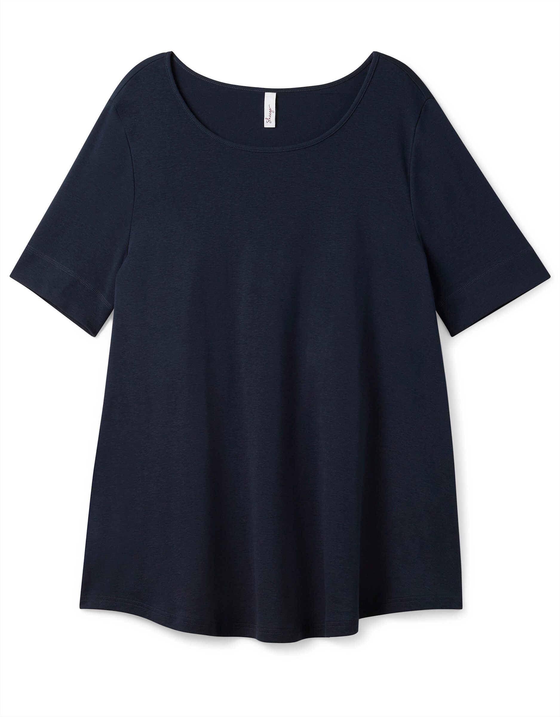 T-Shirt Longshirt Kurzarm