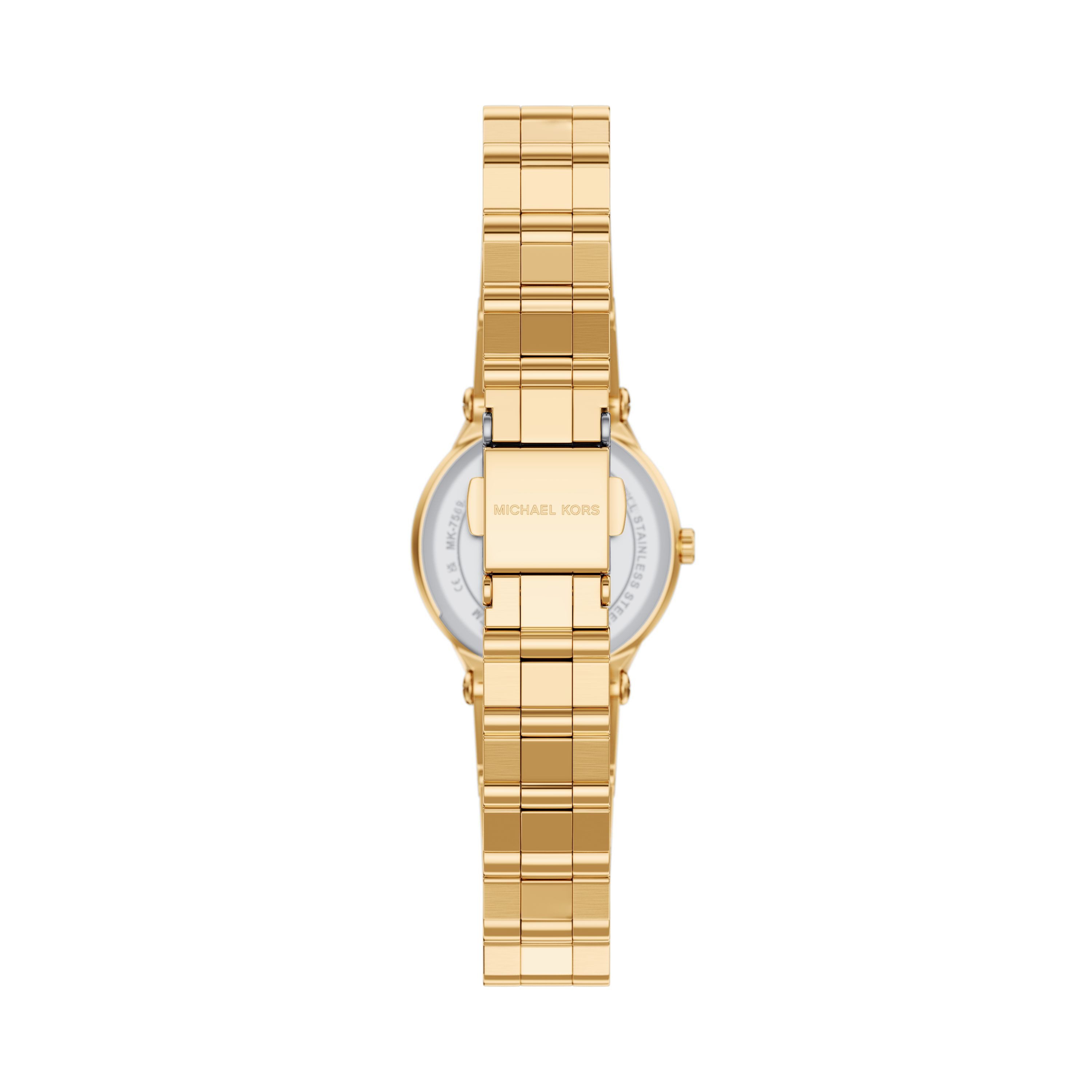MICHAEL KORS Quarzuhr BILLIE MK7567, Armbanduhr, Damenuhr, Edelstahlarmband, analog, Glassteine