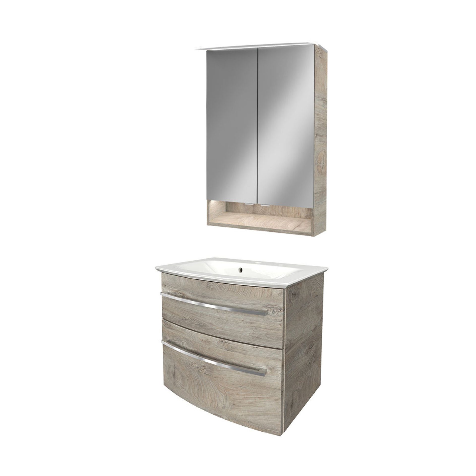 FACKELMANN Badmöbel-Set B.STYLE Badmöbel Set 3-teilig günstig online kaufen