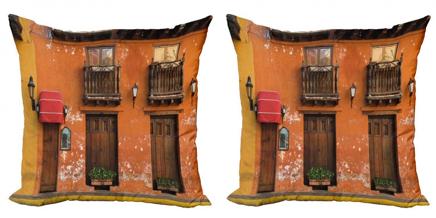 Kissenbezüge Modern Accent Doppelseitiger Digitaldruck, Abakuhaus (2 Stück), Amerika Cartagena Streets Foto