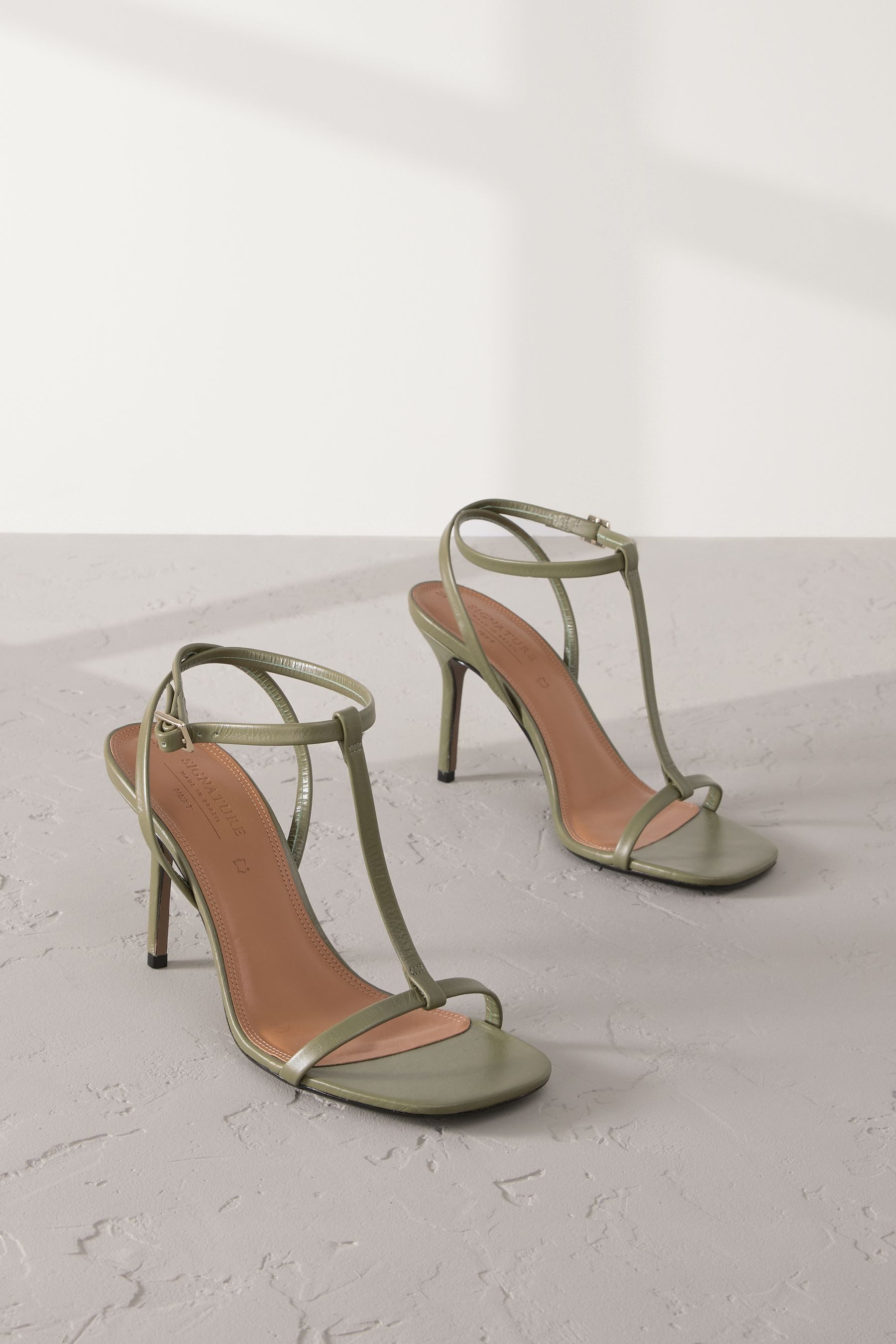 Next Signature Premium Riemchensandalen mit Absatz günstig online kaufen