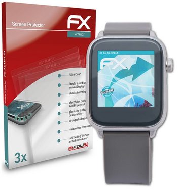 atFoliX Schutzfolie Displayschutzfolie für XPlora XMove, (3 Folien), Ultraklar und flexibel