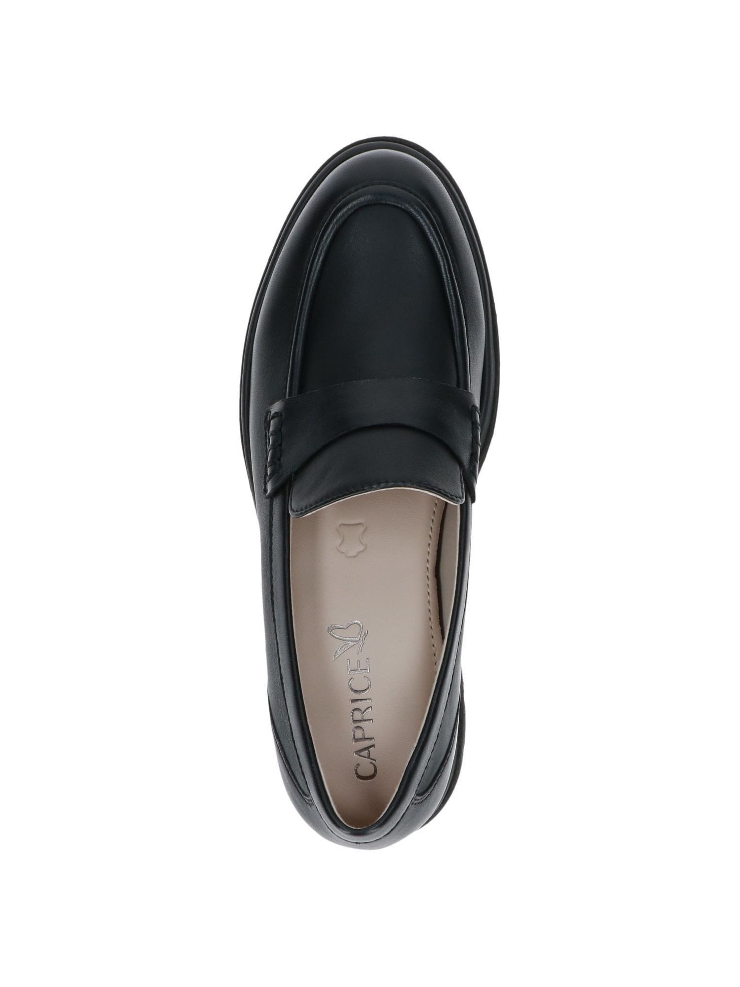 CAPRICE Slipper 9-24703-43 G-Weite – Mit MEMOTION Fußbett, Aus Leder/Textil, Bequem & Vielseitig Kombinierbar