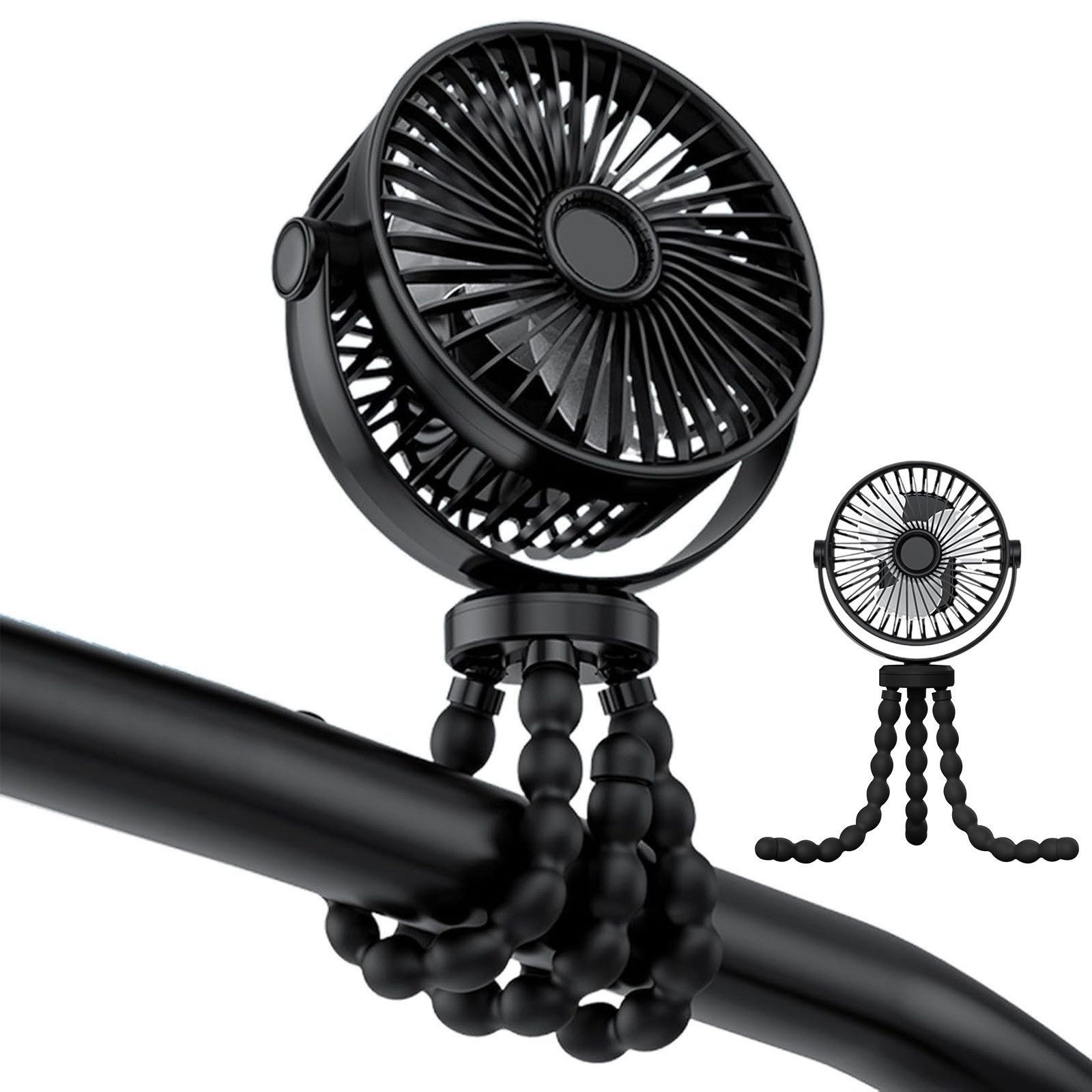 BlingBin Mini USB-Ventilator 3600mAh-Lüfter, geräuscharmer Lüfter, günstig online kaufen