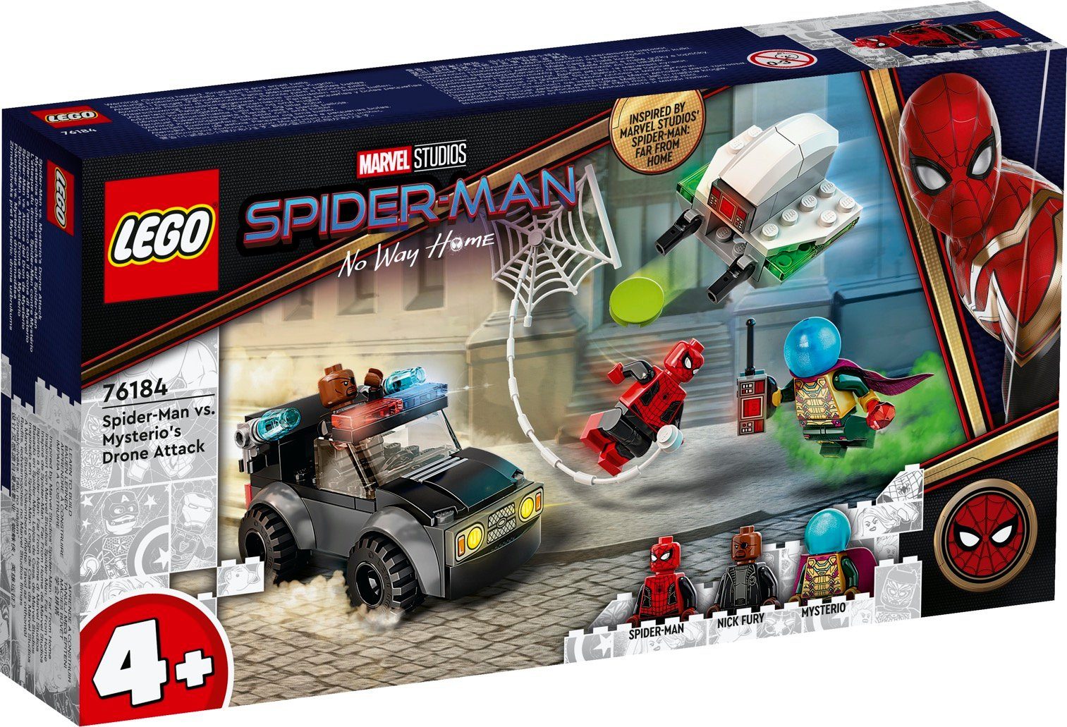 LEGO® Konstruktions-Spielset Marvel Super Heroes 76184 Mysterios Drohnenattacke, (73 St)